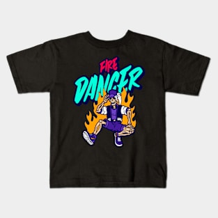 Fire Dancer Kids T-Shirt
